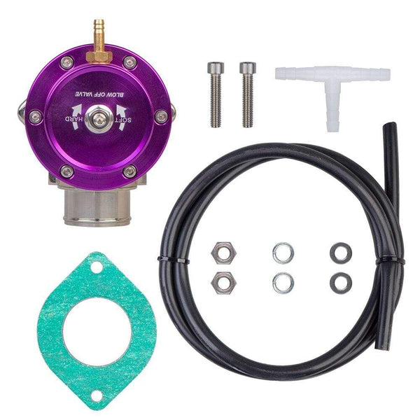 Planet Gates Universal New Type-S Turbo Blow off Valve Adjustable 25psi BOV Blow dump/Blow off adaptor