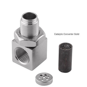 Planet Gates Universal Oxygen Sensor Extender 90 Degree 02 Bung Extension Catalytic Converter O2 Oxygen Sensor Spacer