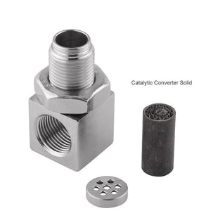 Planet Gates Universal Oxygen Sensor Extender 90 Degree 02 Bung Extension Catalytic Converter O2 Oxygen Sensor Spacer