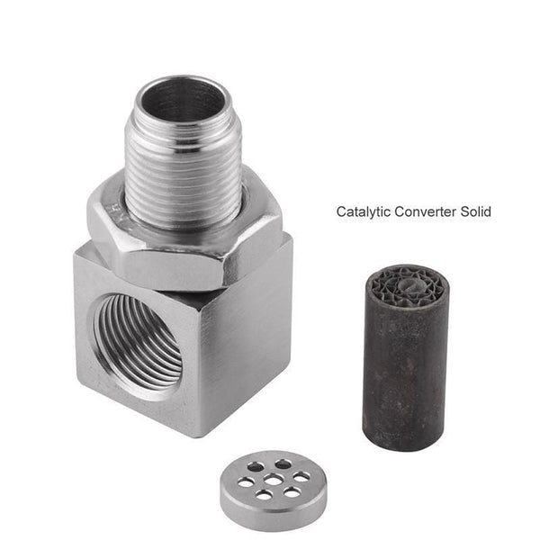 Planet Gates Universal Oxygen Sensor Extender 90 Degree 02 Bung Extension Catalytic Converter O2 Oxygen Sensor Spacer