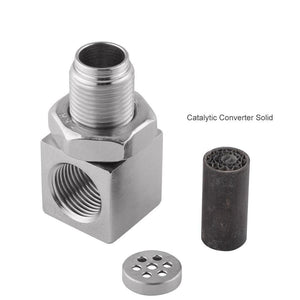 Planet Gates Universal Oxygen Sensor Extender 90 Degree 02 Bung Extension Catalytic Converter O2 Oxygen Sensor Spacer