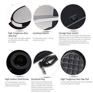 Planet Gates Universal Piano Keyboards Sustain Foot Pedal Musical Instruments Professional