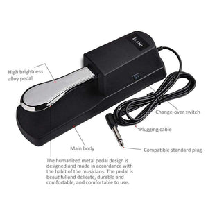 Planet Gates Universal Piano Keyboards Sustain Foot Pedal Musical Instruments Professional