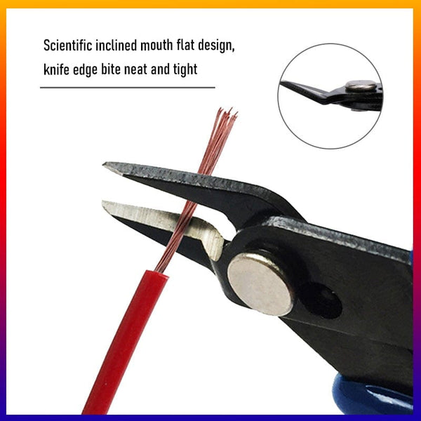 Planet Gates Universal Pliers Multi Functional Tools Electrical Wire Cable Cutters Cutting Side Snips Flush Stainless Steel Nipper Hand Tools