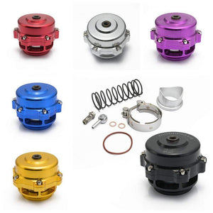 Planet Gates Universal Q Aluminum Blow Off Valve BOV 50MM Flange Jdm Racing Car TKBOV001B50