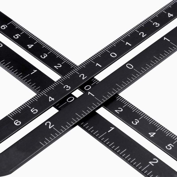 Planet Gates Universal Six-fold Ruler Tile Hole Locator High-precision Adjustable Hole Ruler Tile Wall Brick Auxiliary Tools