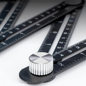 Planet Gates Universal Six-fold Ruler Tile Hole Locator High-precision Adjustable Hole Ruler Tile Wall Brick Auxiliary Tools