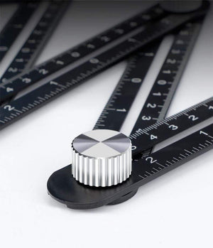 Planet Gates Universal Six-fold Ruler Tile Hole Locator High-precision Adjustable Hole Ruler Tile Wall Brick Auxiliary Tools