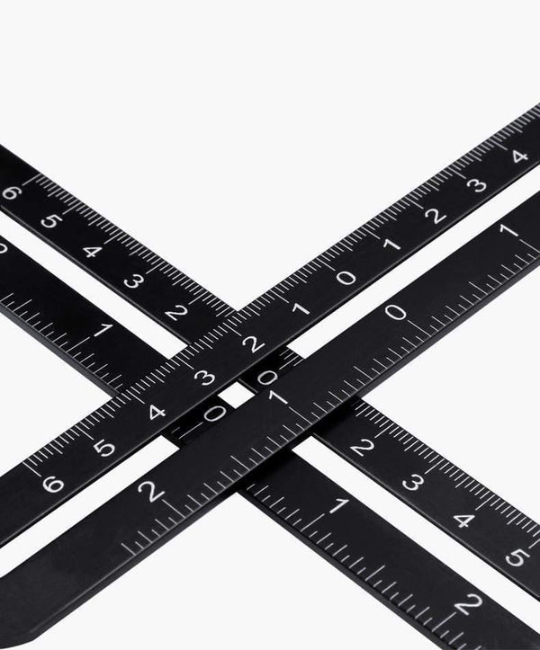 Planet Gates Universal Six-fold Ruler Tile Hole Locator High-precision Adjustable Hole Ruler Tile Wall Brick Auxiliary Tools