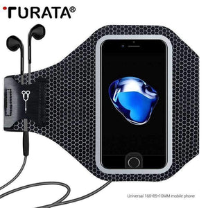 Planet Gates Universal Sport Running Arm Band For iPhone 5 5S SE 6 6S 7 Plus Reflective Mobile Phone Holder Pouch Wallet Case T30