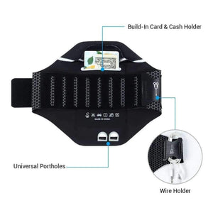Planet Gates Universal Sport Running Arm Band For iPhone 5 5S SE 6 6S 7 Plus Reflective Mobile Phone Holder Pouch Wallet Case T30
