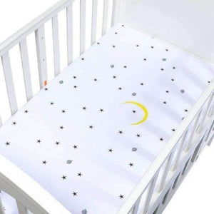 Planet Gates Universe Baby Crib Bedding Set Fitted Soft Woven Cotton Sheet  with Unisex Design for Babies Crib Sheets Great gift for Baby