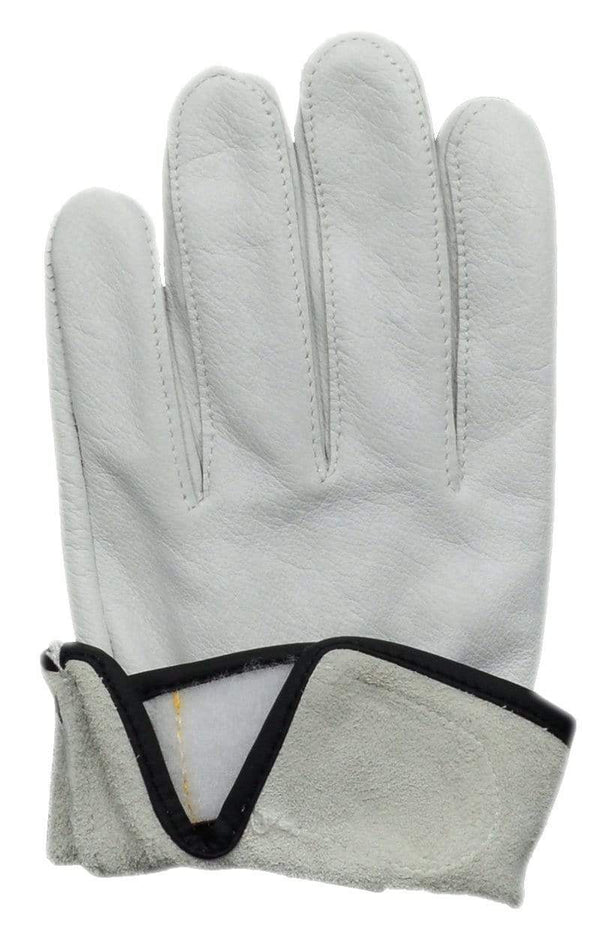 Planet Gates Unlined White Cowhide Leather Working Gloves Riding Cycling Bike Man & Woman Soft  Fit