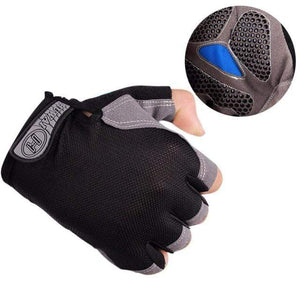 Planet Gates Upgrade Black / M Cycling Gloves Non-Slip Quick Drying Men Women Half Finger Bike Gloves  Breathable Summer Mountain Bike Sports Gloves L XL Code