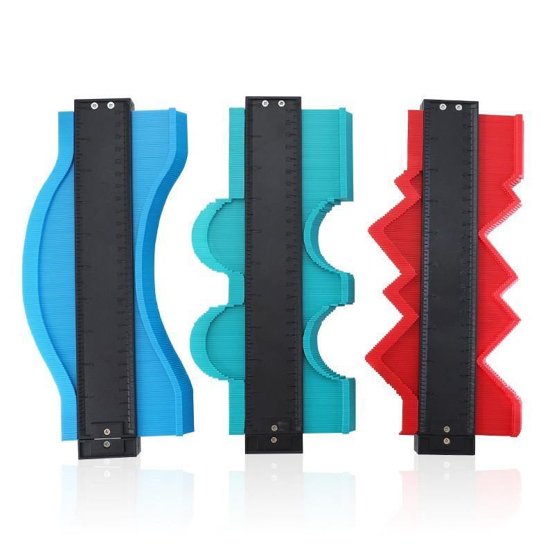 Upgrade Contour Meter Gauge Flooring 10inch duplicator Ruler Form Duplication Tool for Measurement Woodworking Various Shapes