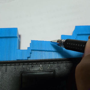 Upgrade Contour Meter Gauge Flooring 10inch duplicator Ruler Form Duplication Tool for Measurement Woodworking Various Shapes