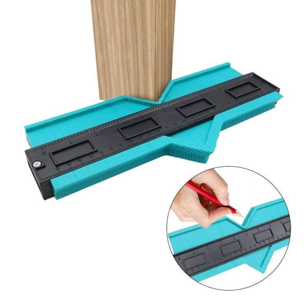 Upgrade Contour Meter Gauge Flooring 10inch duplicator Ruler Form Duplication Tool for Measurement Woodworking Various Shapes