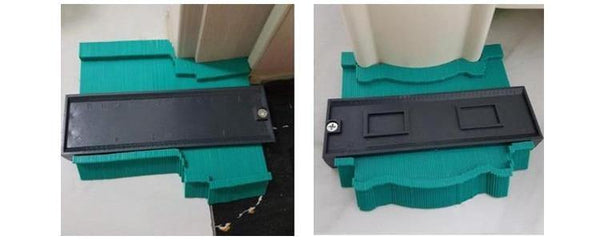 Upgrade Contour Meter Gauge Flooring 10inch duplicator Ruler Form Duplication Tool for Measurement Woodworking Various Shapes