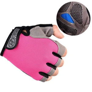Planet Gates Upgrade Pink / M Cycling Gloves Non-Slip Quick Drying Men Women Half Finger Bike Gloves  Breathable Summer Mountain Bike Sports Gloves L XL Code