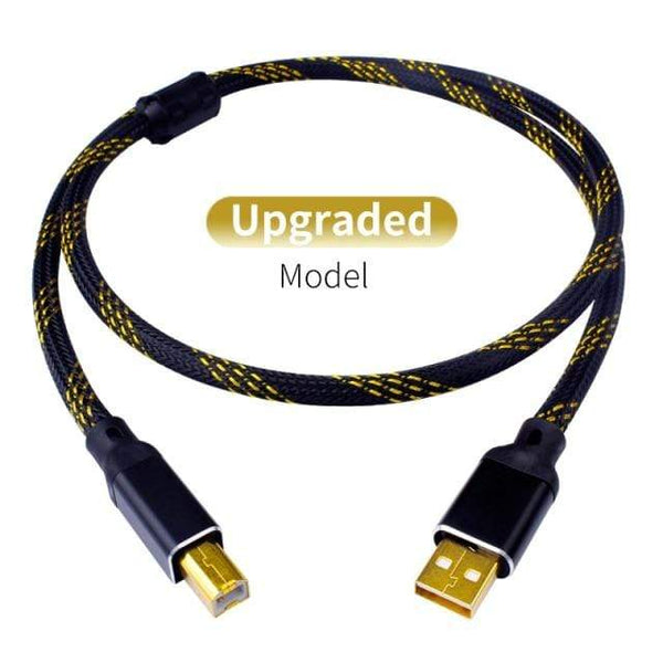 Planet Gates upgraded model / 1m Canare HIFI USB Cable DAC A-B Alpha 4N OFC Digital AB Audio A to B high-end Type A to Type B Hifi Data Cable