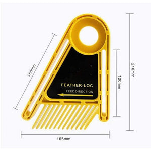 Upgraded Multi-purpose Double Feather Board for Router Table Saws Miter Gauge Slot Durable
