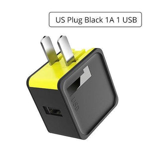 Planet Gates US Black 1A 1 USB ROCK Sugar 4 2 1 Ports USB Wall Charger Phone Fast Travel Adapter 5V1A 5V2.4A 5V4A EU US Plug For iPhone Samsung Xiaomi