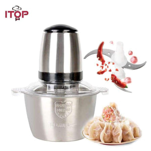 Planet Gates US ITOP New Electric Stainless Steel Meat Grinder Meat Chopper Mincer Kitchen food chopper Cutter Sausage Home Appliances