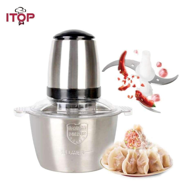 Planet Gates US ITOP New Electric Stainless Steel Meat Grinder Meat Chopper Mincer Kitchen food chopper Cutter Sausage Home Appliances