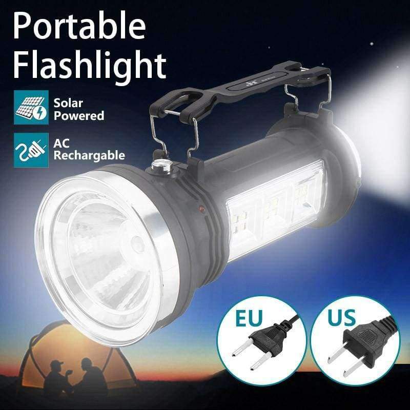Planet Gates US Mising LED Lantern Flashlight Solar Portable Outdoor LED Rechargeable LED Light Searchlight Camping Hanging Lantern