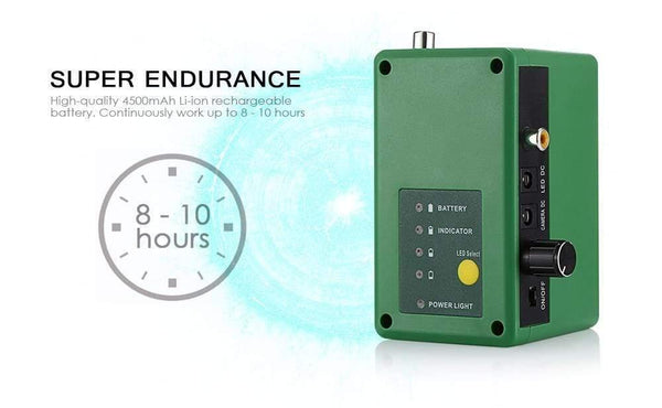 Planet Gates US PLUG 7"in HD 1000TVL Underwater Fish Finder Fishing Video Camera 145 Degree IP68 with 15 White LEDs Infrared Lamp For Ice/Sea