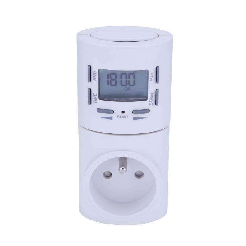 Planet Gates US Plug ABS Mini Timer Socket Smart Charge Plug Switch Timing Outlet Home Appliance Timer Switch EU / US Plug