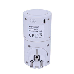 Planet Gates US Plug ABS Mini Timer Socket Smart Charge Plug Switch Timing Outlet Home Appliance Timer Switch EU / US Plug