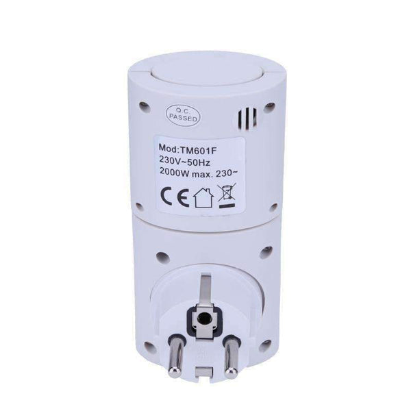 Planet Gates US Plug ABS Mini Timer Socket Smart Charge Plug Switch Timing Outlet Home Appliance Timer Switch EU / US Plug