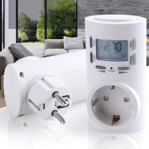 Planet Gates US Plug ABS Mini Timer Socket Smart Charge Plug Switch Timing Outlet Home Appliance Timer Switch EU / US Plug