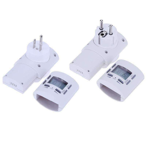 Planet Gates US Plug ABS Mini Timer Socket Smart Charge Plug Switch Timing Outlet Home Appliance Timer Switch EU / US Plug