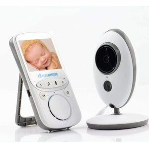 Planet Gates VB605 Bezdrátová video chůvička 2.4 palce Barevná bezpečnostní kamera Intercom IR 24h Dětská vysílačka IR LED Přenosná chůvička