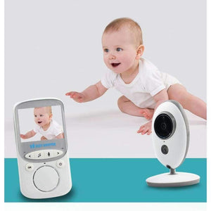 Planet Gates VB605 Bezdrátová video chůvička 2.4 palce Barevná bezpečnostní kamera Intercom IR 24h Dětská vysílačka IR LED Přenosná chůvička