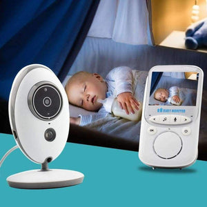 Planet Gates VB605 Bezdrátová video chůvička 2.4 palce Barevná bezpečnostní kamera Intercom IR 24h Dětská vysílačka IR LED Přenosná chůvička