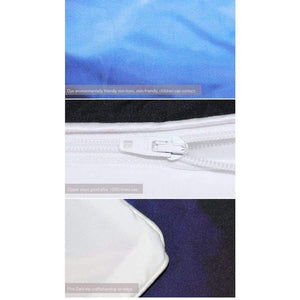 Planet Gates US Twin / China Bedding  Flame Skull Bedding Set King 3D Print Gothic Duvet Cover Blue Fire Bedclothes 3pcs Fashion Home Textiles For Boys