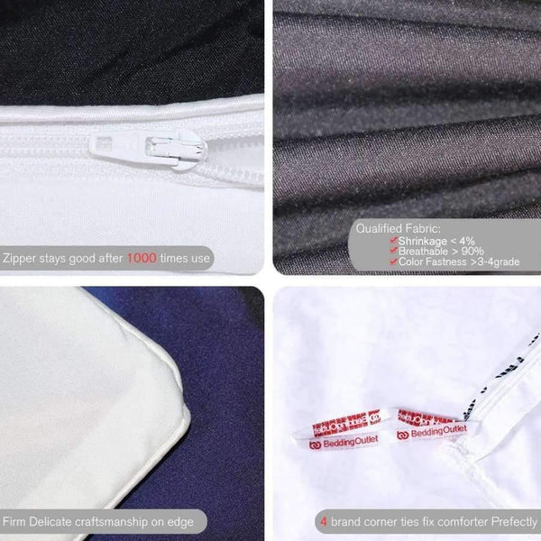 Planet Gates US Twin / China Bedding  Flame Skull Bedding Set King 3D Print Gothic Duvet Cover Blue Fire Bedclothes 3pcs Fashion Home Textiles For Boys