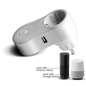 Planet Gates US Wireless Phones APP Remote Control Smart WiFi Socket Timer Switch Wall Plug With USB Port Home Appliance Automation