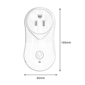 Planet Gates US Wireless Phones APP Remote Control Smart WiFi Socket Timer Switch Wall Plug With USB Port Home Appliance Automation