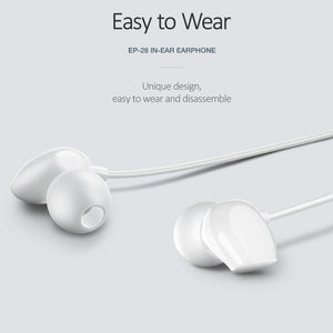 Planet Gates USAMS 3.5mm High Quality in-ear TPE Earphones Hifi Earbuds Bass Stereo Headset inear Smart Wired Ear phone Microphone EP-28