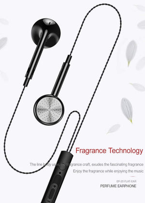 Planet Gates USAMS In-Ear Perfume Earphones Stereo Headset 3.5mm inear Wired Earphone With Microphone Aromatherapy for mobile phone EP-20