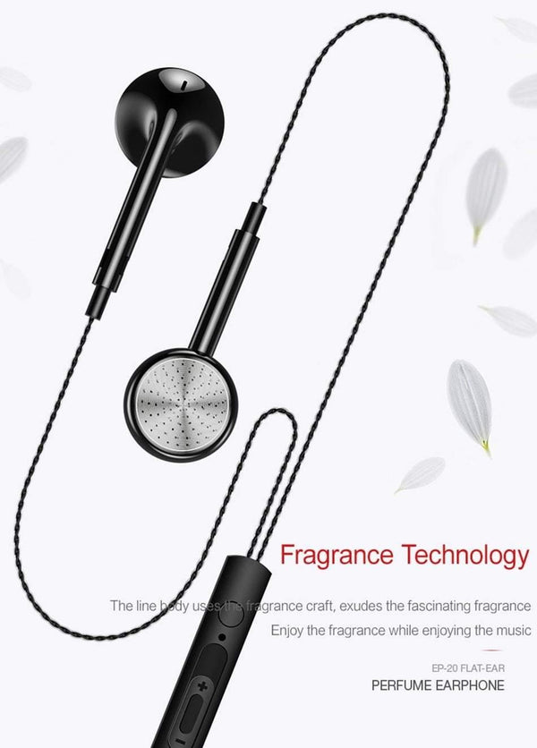 Planet Gates USAMS In-Ear Perfume Earphones Stereo Headset 3.5mm inear Wired Earphone With Microphone Aromatherapy for mobile phone EP-20