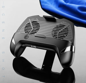 Planet Gates USAMS Mobile Phone Game Cooling Handle Phone Holder Dual Fans Phone Game Heatsink Charging Power Bank Noise reduction Game Pad