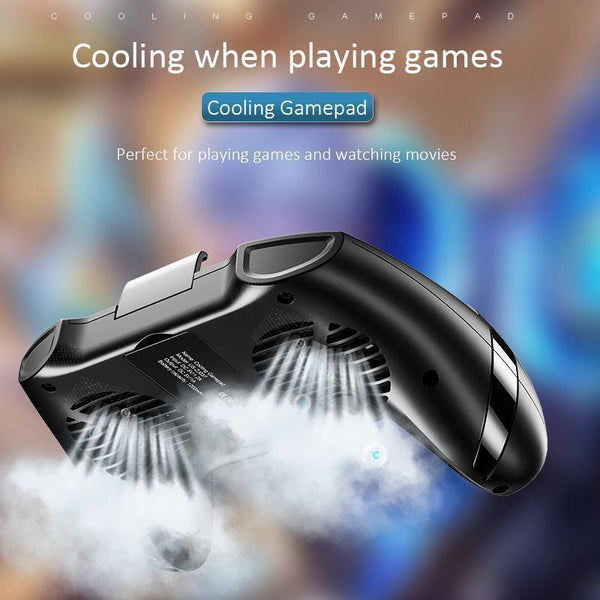 Planet Gates USAMS Mobile Phone Game Cooling Handle Phone Holder Dual Fans Phone Game Heatsink Charging Power Bank Noise reduction Game Pad