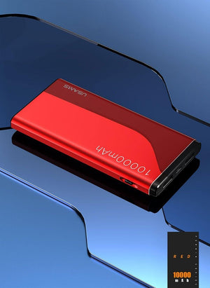 Planet Gates USAMS Power Bank 10000mAh Dual USB Mobile Phone Portable Charger Powerbank Backup External Battery