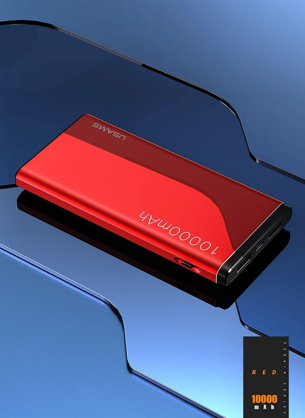 Planet Gates USAMS Power Bank 10000mAh Dual USB Mobile Phone Portable Charger Powerbank Backup External Battery