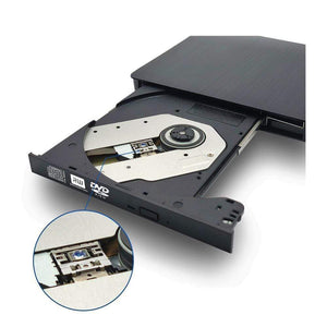 Planet Gates USB 3.0 DVD-RW External Optical Drive Slim CD ROM Disk Reader DVD RW Burner CD Writer for Desktop PC Laptop Tablet DVD Player